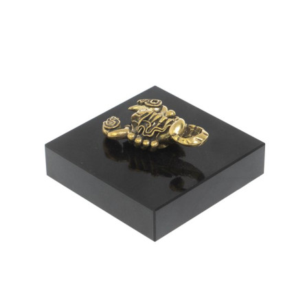 Сувенир из бронзы "Скорпион" на подставке долерит