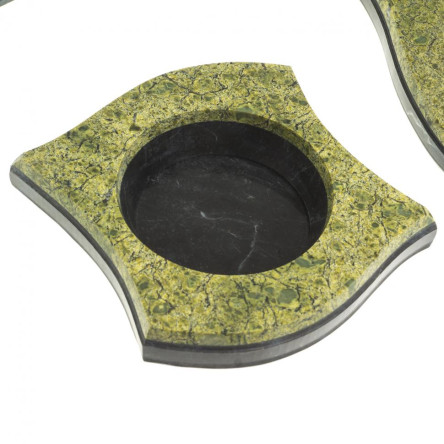 Настольный письменный набор камень змеевик