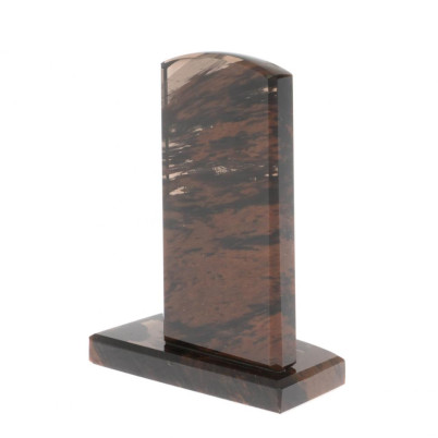 Икона настольная &quot;Спаситель&quot; камень обсидиан