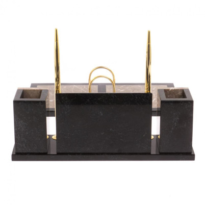 Письменный набор &quot;Советник&quot; из бежевого мрамора