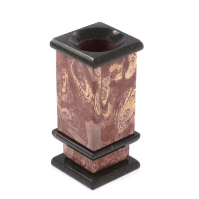 Карандашница из камня лемезит