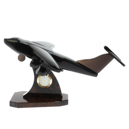 Сувенир "Самолет ИЛ - 76" из обсидиана