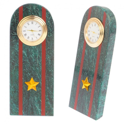 Часы "Погон майор МВД" нового образца змеевик