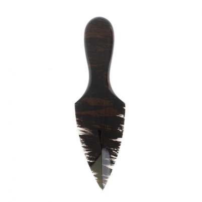 Декоративный нож малый из коричневого обсидиана 15х4х1 см