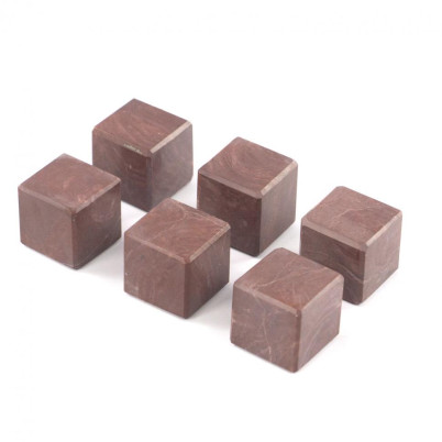 Камни для охлаждения виски 6 кубиков из лемезита