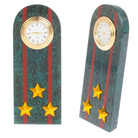 Часы "Погон полковник МВД" нового образца змеевик