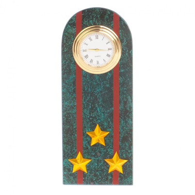 Часы "Погон полковник МВД" нового образца змеевик