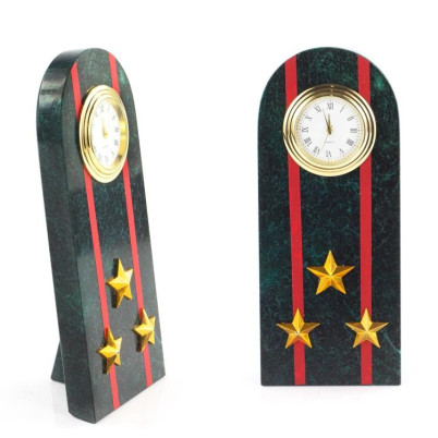 Часы "Погон полковник МВД" нового образца змеевик