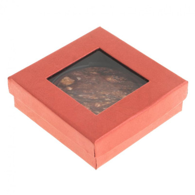 Зеркало круглое из камня авантюрин цвет серебро