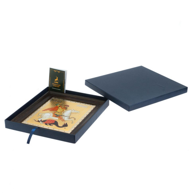 Икона "Св. Георгий Победоносец" 24,5х28,5 см Златоуст