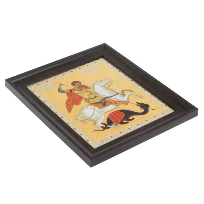 Икона "Св. Георгий Победоносец" 24,5х28,5 см Златоуст