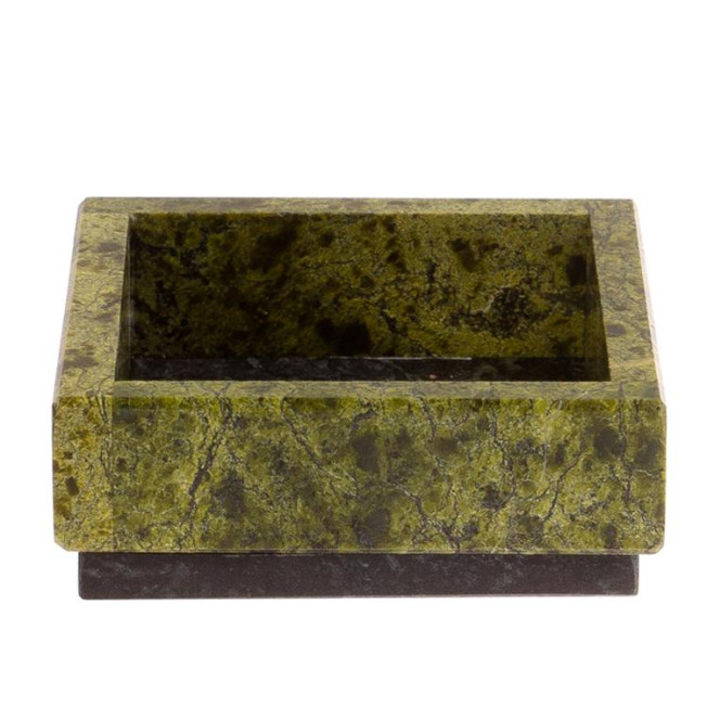 Подставка для скрепок из змеевика