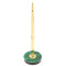 Подставка под ручку круглая из малахита 5,5х5,5х21 см