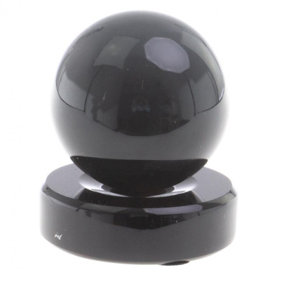 Шар из черного обсидиана 6 см на круглой подставке