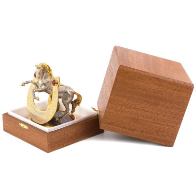 Сувенир из яшмы &quot;Подкова на удачу&quot;