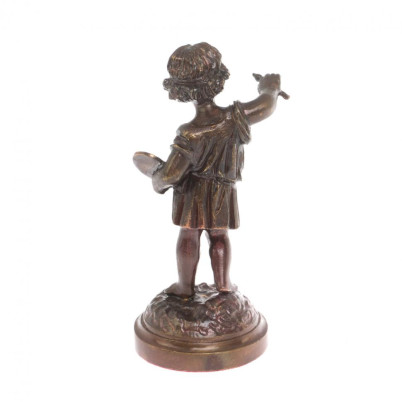 Бронзовая статуэтка &quot;Мальчик-художник&quot;