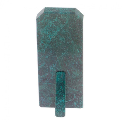 Подарочные часы "Погон подполковник ВС" камень змеевик