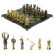 Шахматы настольные "Нефтяники" 44х44 см змеевик