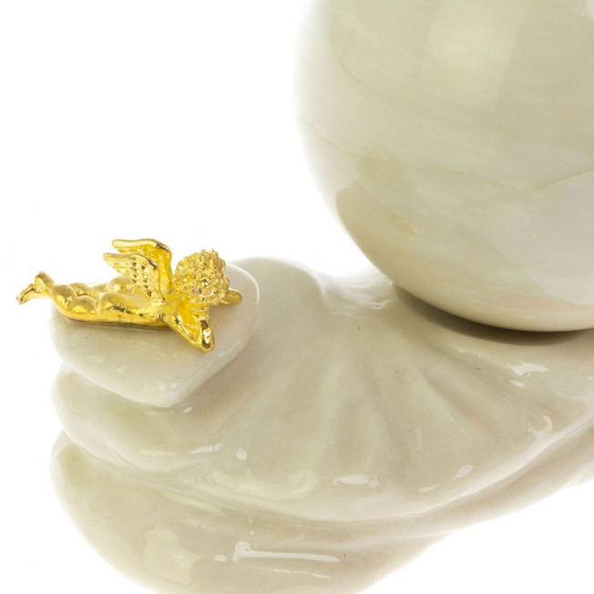 Композиция с шаром &quot;Ангел&quot; из газганкого мрамора