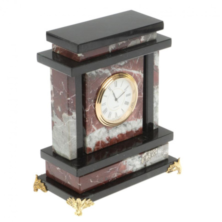 Часы из черного змеевика и креноида