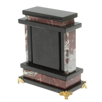 Часы из черного змеевика и креноида