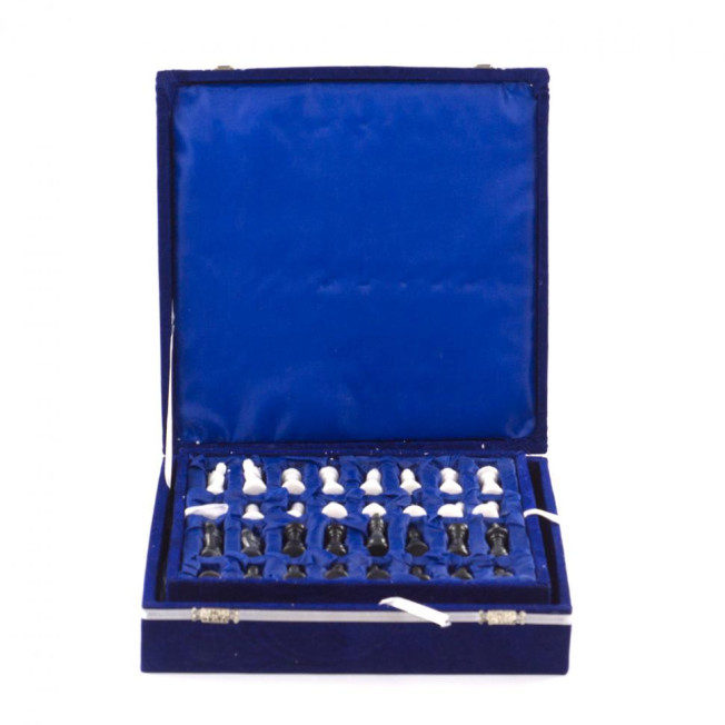 Настольные шахматы "Классические" камень мрамор 25х25 см