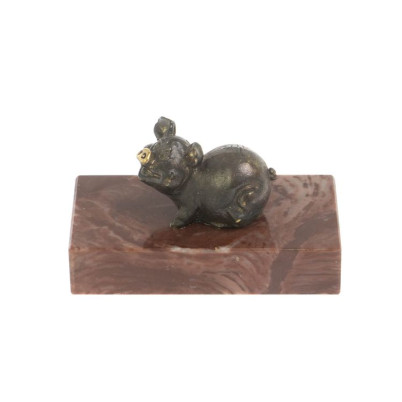 Статуэтка &quot;Фунтик&quot; из бронзы и лемезита