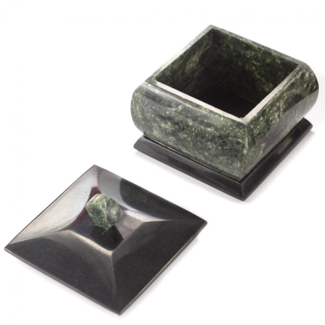 Письменный прибор руководителя из натурального змеевика