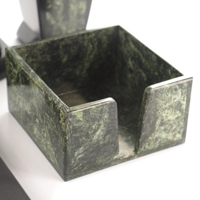 Письменный прибор руководителя из натурального змеевика