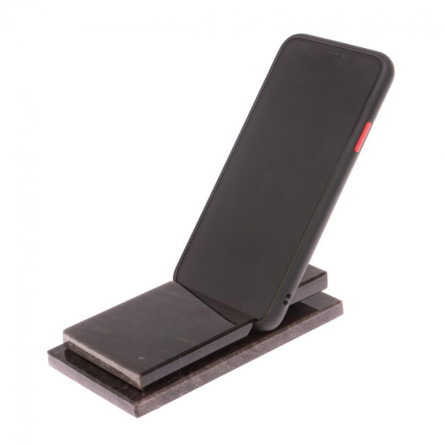 Подставка для смартфона из черного обсидиана