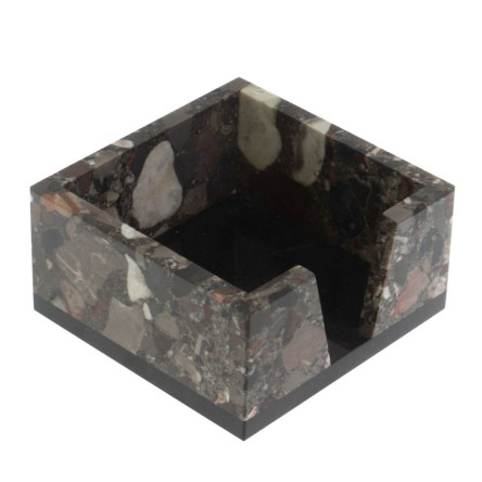 Письменный набор "Алмаз" из камня конгломерат