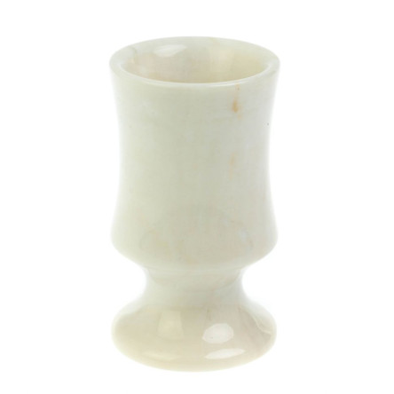 Карандашница из газганского мрамора 6х6х10,5 см