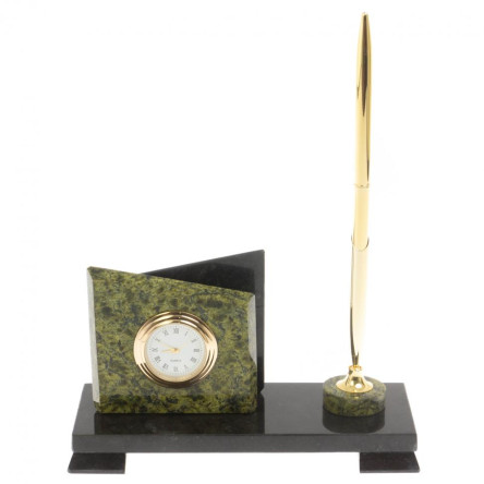 Настольный мини-набор из змеевика