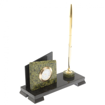 Настольный мини-набор из змеевика