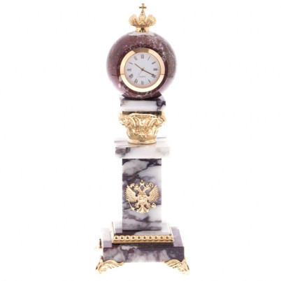Часы из мрамора и бронзы &quot;Державные&quot;