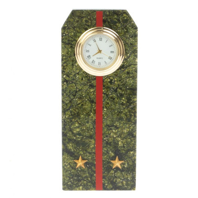 Часы подарочные "Погон лейтенант ВС" серпентинит