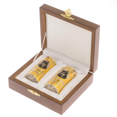 Набор из двух стопок "Волк" 40 мл Златоуст