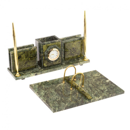 Письменный прибор "Офисный" с подставкой под перекидной календарь