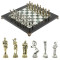 Шахматы подарочные "Афина" 32х32 см из змеевика и мрамора