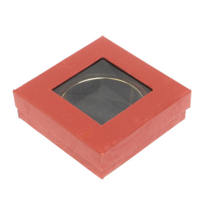 Карманное зеркальце из камня соколиный глаз цвет золото