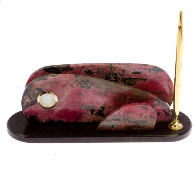 Письменный набор &quot;Корида&quot; из родонита