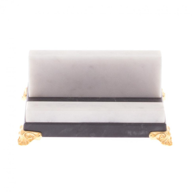 Настольная подставка под телефон камень мрамор