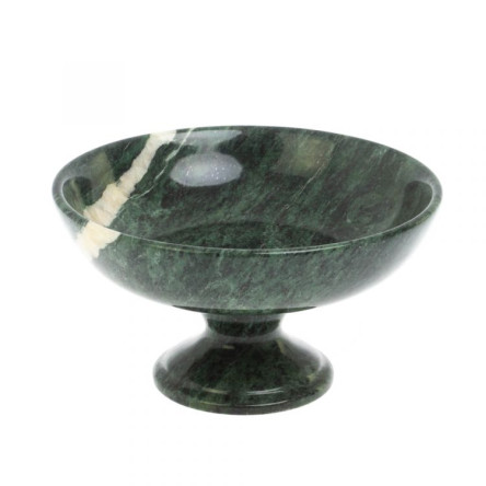 Креманка из шабровского змеевика 14,5х14,5х7,5 см