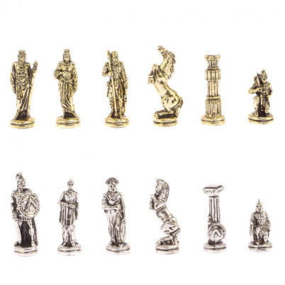 Шахматы &quot;Царь Леонид&quot; доска 28х28 см лемезит мрамор