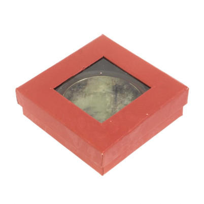 Зеркало круглое из камня желтый апатит цвет золото