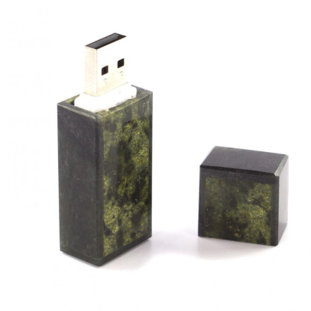 Флешка из камня змеевик 32 Gb
