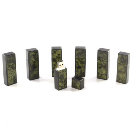 Флешка из камня змеевик 32 Gb
