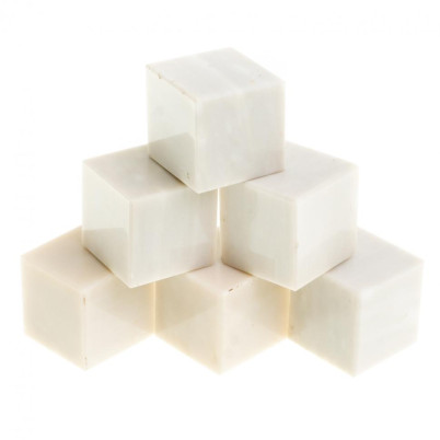 Камни для охлаждения виски набор 6 кубиков мрамор газганский