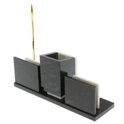 Мини-набор &quot;Менеджер&quot; из мрамора с гербом РФ