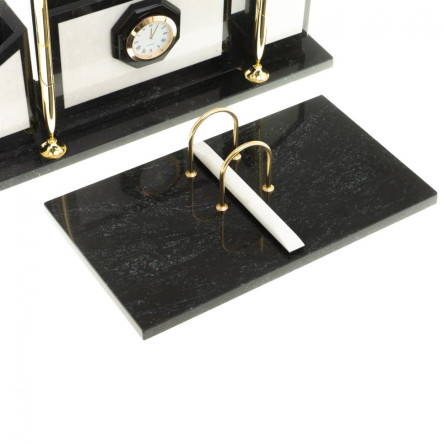 Письменный набор "Стенка" камень мрамор